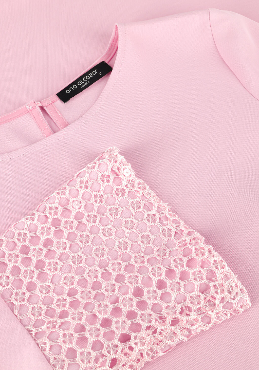 Lichtroze ANA ALCAZAR Mini jurk MIX DRESS - large