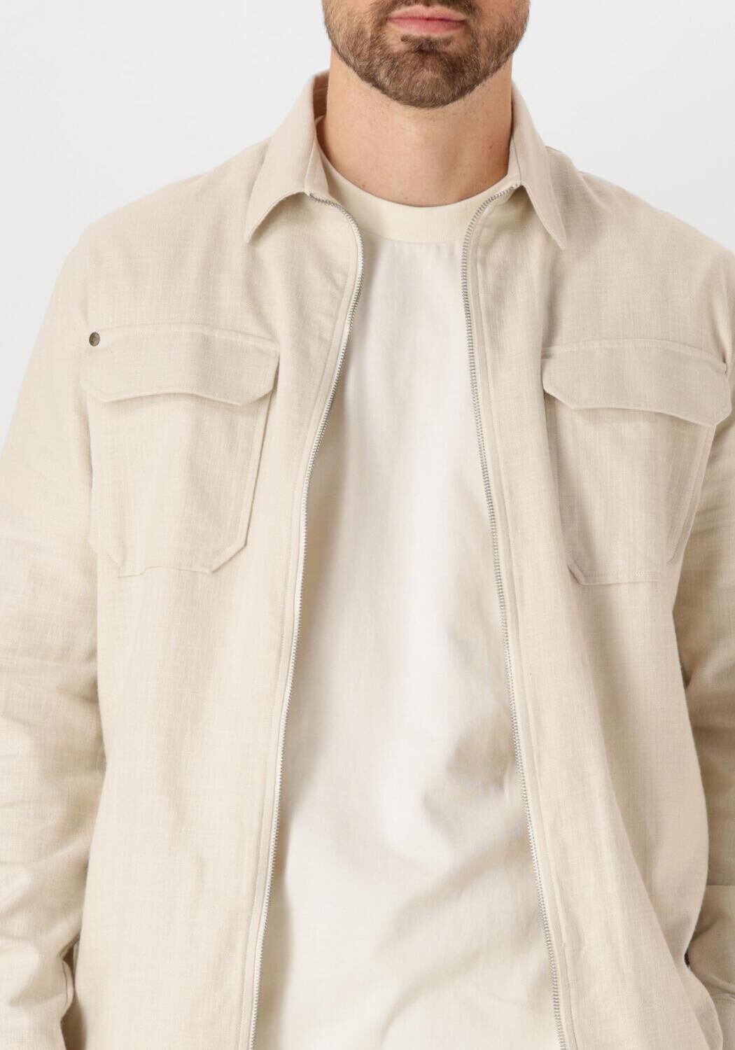 THE GOODPEOPLE Heren Overshirts Sap Zand