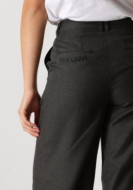 Grijze ALIX THE LABEL Pantalon LADIES WOVEN WIDE LEG PANTS - large