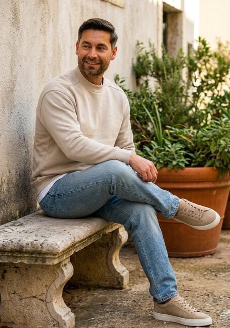 Zand GENTI Sweater CREWNECK - large