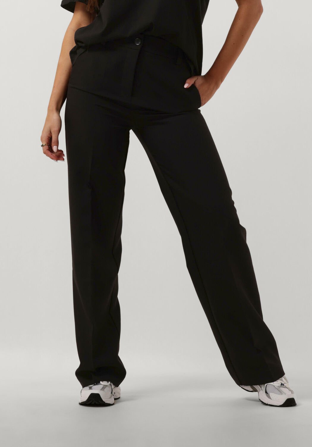 Notre-v Elegante Zwarte Broek Black Dames
