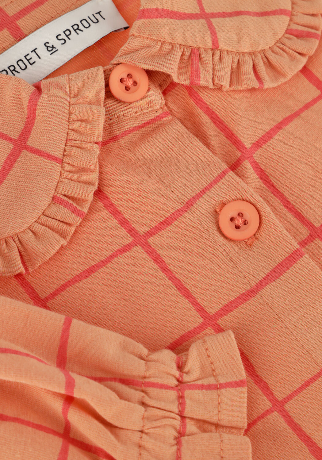 Sproet & Sprout Meisjes Blouses Blouse Check Print Oranje