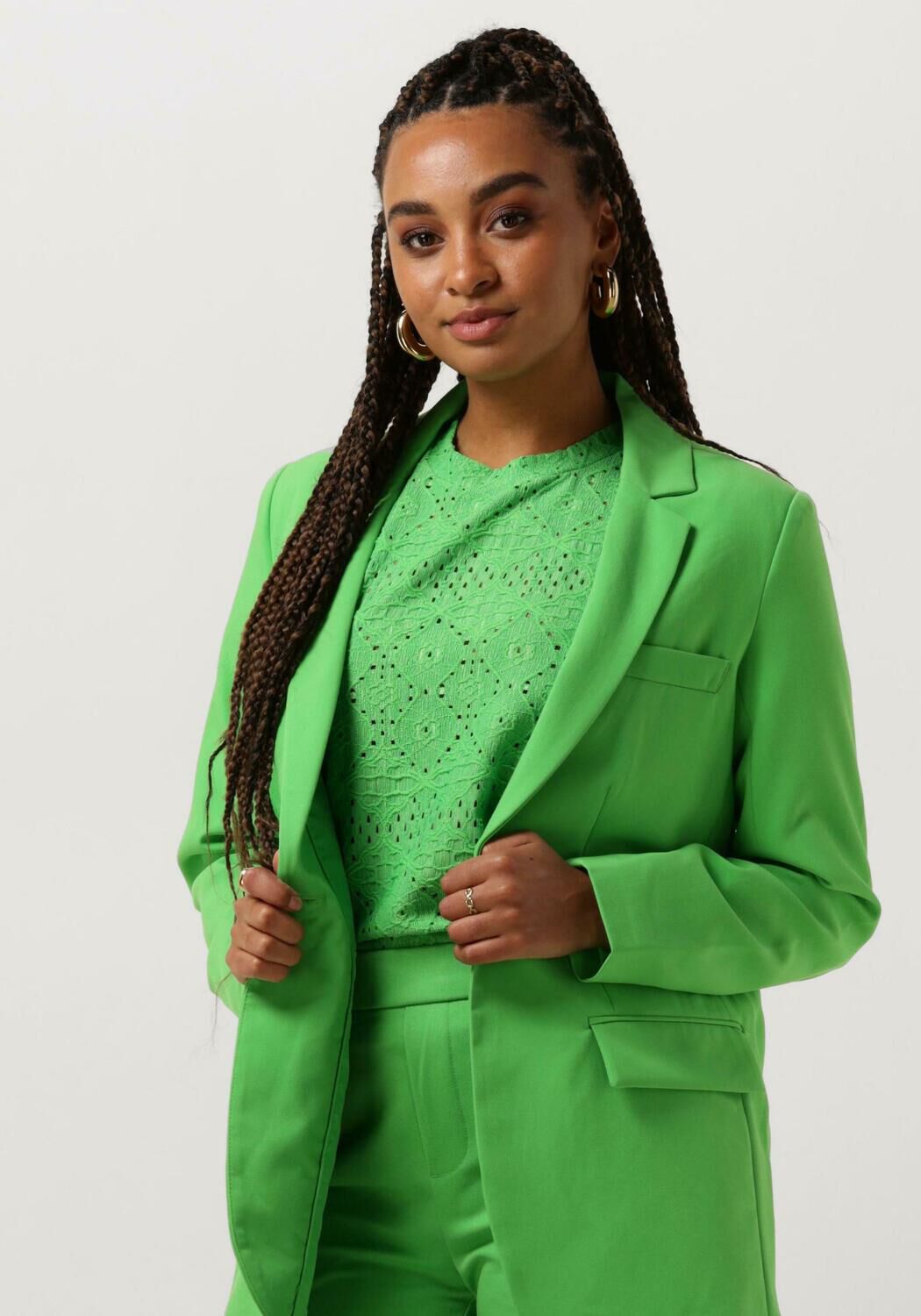 OBJECT Dames Blazers Objsigrid L s Blazer Groen