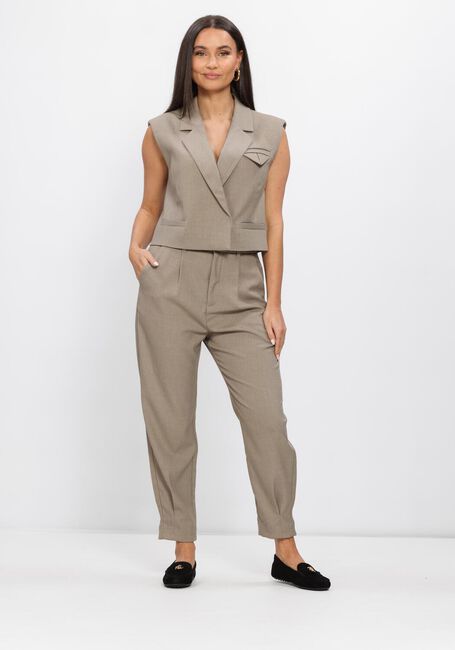 Taupe COPENHAGEN MUSE Gilet CMTAILOR-SHORT-WAISTCOAT - large