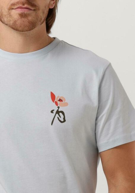 Lichtgrijze THE GOODPEOPLE T-shirt TEX - large