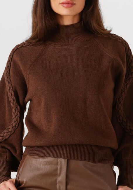 Bruine MINUS Top VERA HIGH NECK - large