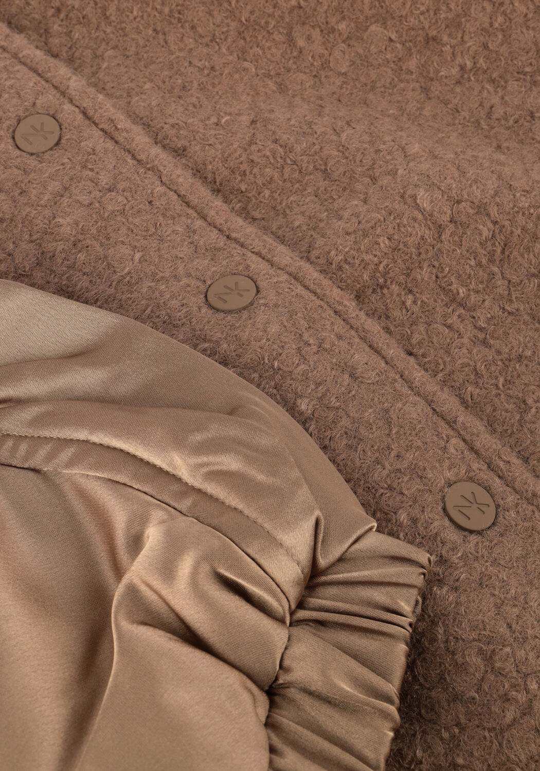 Taupe NUKUS Jack BALTIMORE JACKET SATIN - large