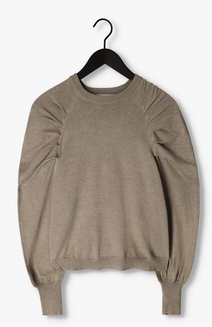 Taupe MINUS Trui SCARLET KNIT PULLOVER - large