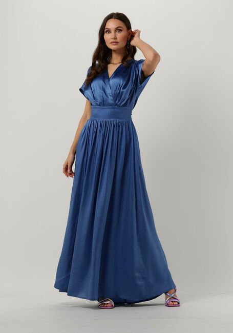 Lichtblauwe SEMICOUTURE Maxi jurk BLONDIE Lichtblauwe SEMICOUTURE Maxi jurk BLONDIE - large
