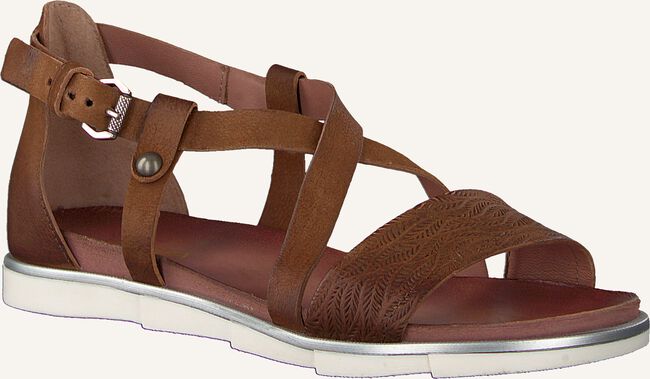 Cognac OMODA Platte sandalen 740021 Cognac OMODA Platte sandalen 740021 - large