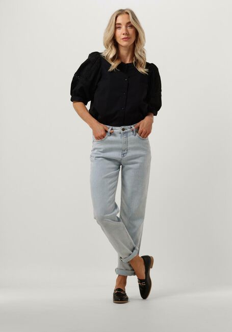 Zwarte MSCH COPENHAGEN Blouse MSCHMARIBEL CENILLA 2/4 SHIRT - large