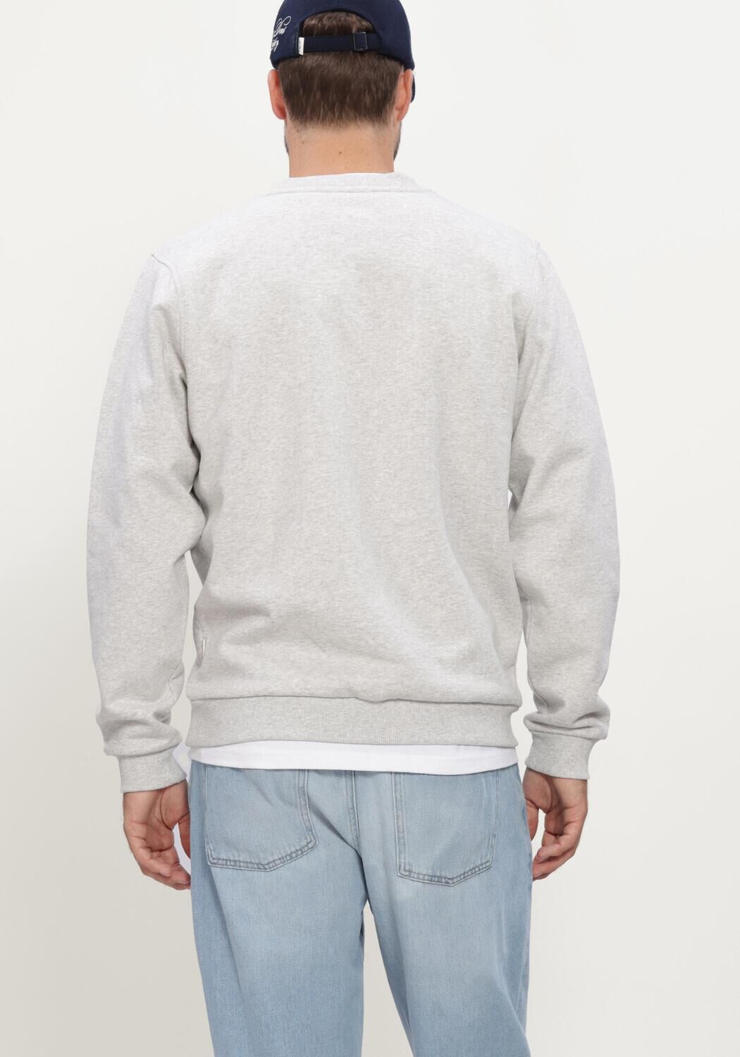 Grijze LES DEUX Sweater MARKET SWEATSHIRT - large