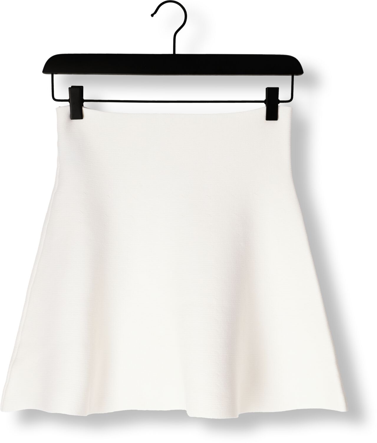 NEO NOIR Dames Rokken Hanna Smooth Knit Skirt Gebroken Wit