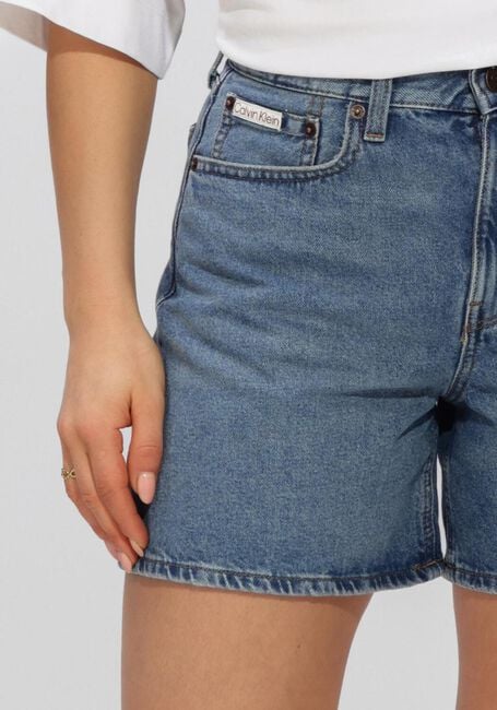 Blauwe CALVIN KLEIN Shorts HI RISE A-LINE SHORT - large
