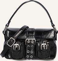 Zwarte NÚNOO Schoudertas SMALL HONEY BUCKLE RECYCLED Zwarte NÚNOO Schoudertas SMALL HONEY BUCKLE RECYCLED - medium