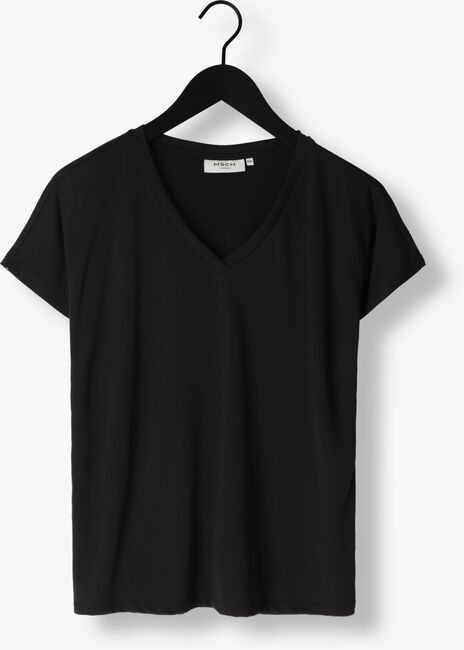Zwarte MSCH COPENHAGEN T-shirt MSCHFENYA MODAL V NECK TEE - large