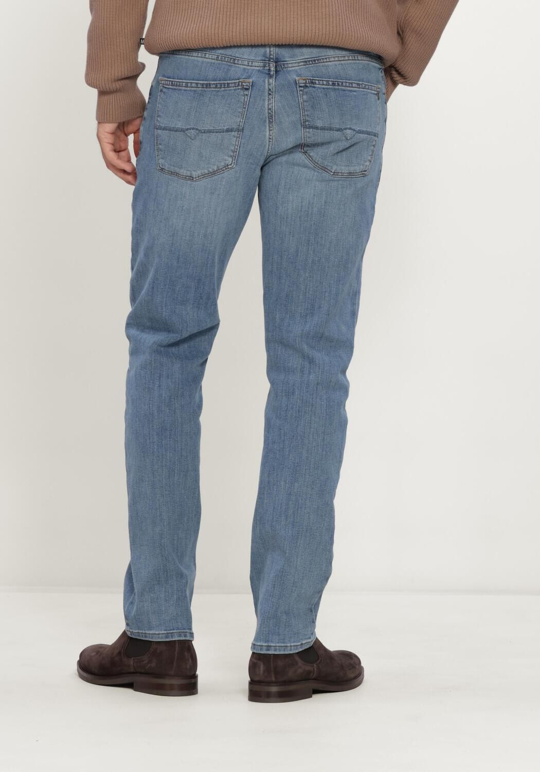 Blauwe PIERRE CARDIN Slim fit jeans PC-DIJON - large