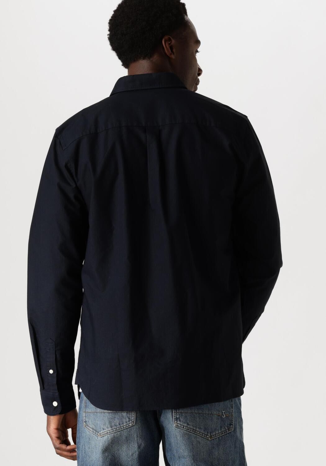 LYLE & SCOTT Heren Overhemden Plain Oxford Shirt Donkerblauw