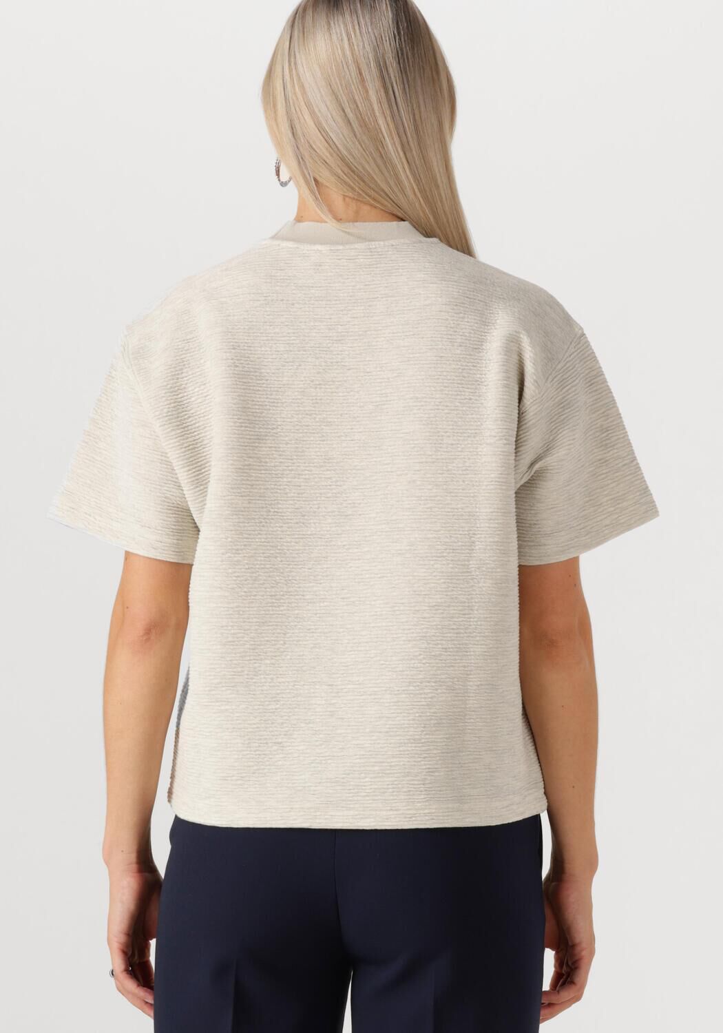 ANOTHER LABEL Dames Tops & T-shirts Ravenelle Tee S s Grijs