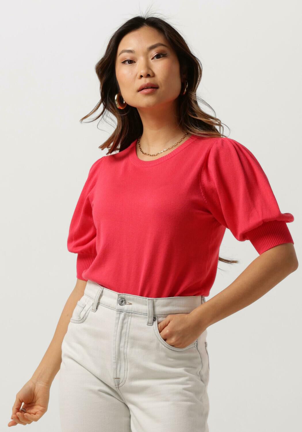 MINUS Dames Tops & T-shirts Liva Knit Tee Roze