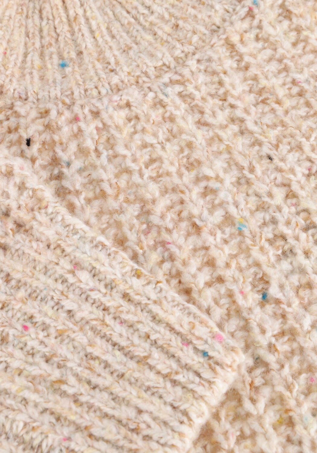 Beige ANOTHER LABEL Trui DYLAN KNITTED PULL - large