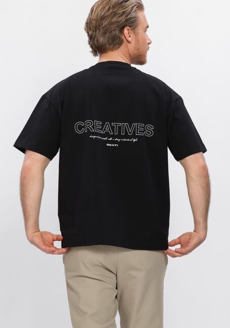 Zwarte GENTI T-shirt T-SHIRT SS 1242 - large