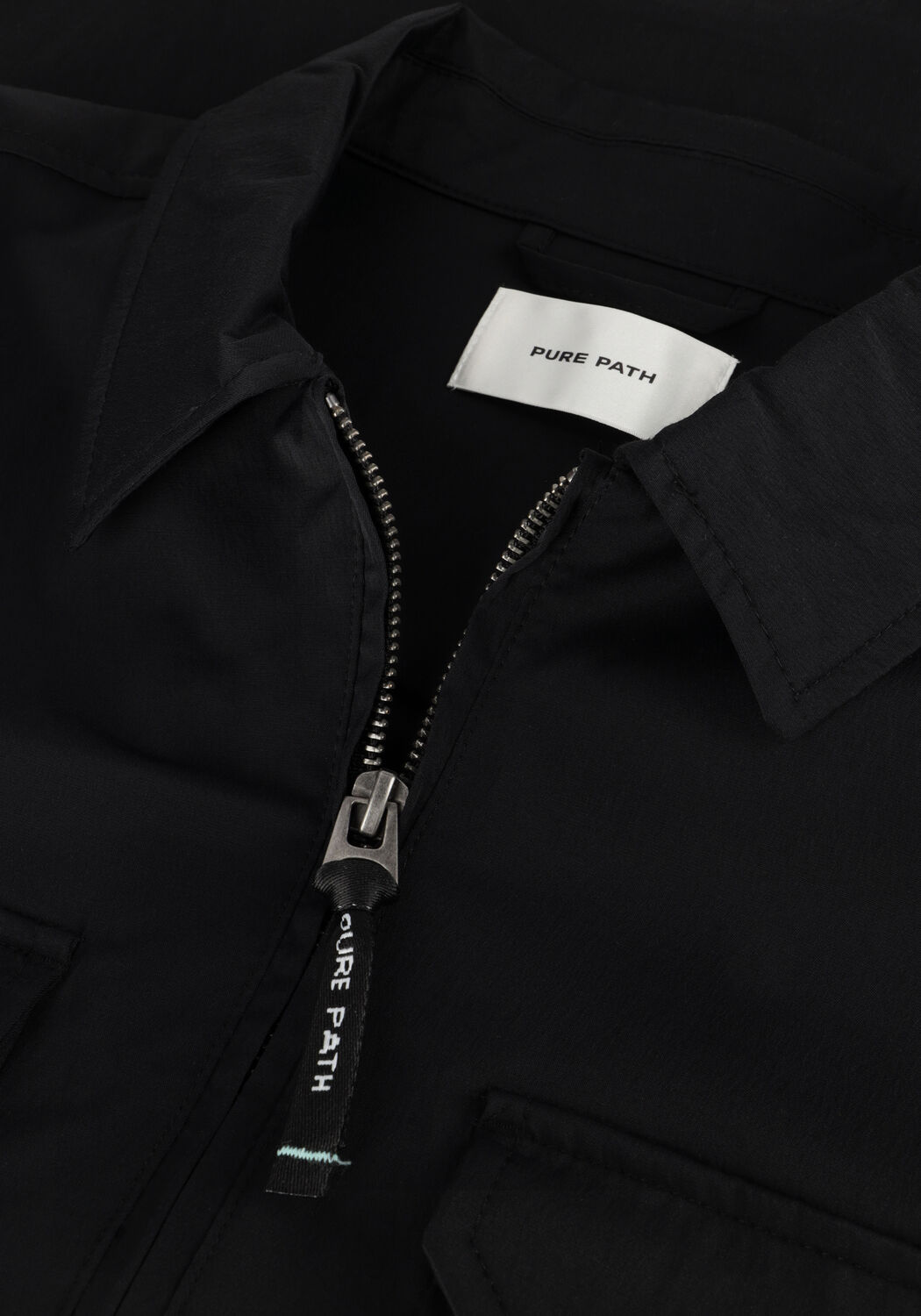 Zwarte PURE PATH Overshirt REGULAR FIT SHIRTS OVER204 - large