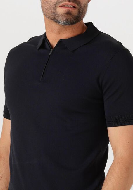 Zwarte GENTI Polo POLO ZIP SS K2053-1260 - large