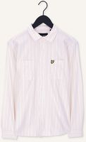 Gebroken wit LYLE & SCOTT Casual overhemd PINSTRIPE SHIRT Gebroken wit LYLE & SCOTT Casual overhemd PINSTRIPE SHIRT - medium