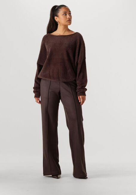 Bruine NUKUS Trui MATHILDE PULLOVER SOFT - large