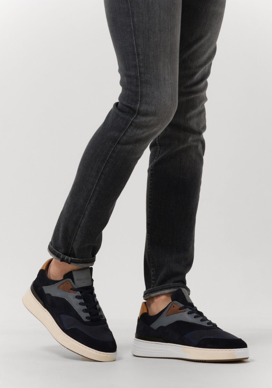 Blauwe CYCLEUR DE LUXE Lage sneakers STEALTH - large