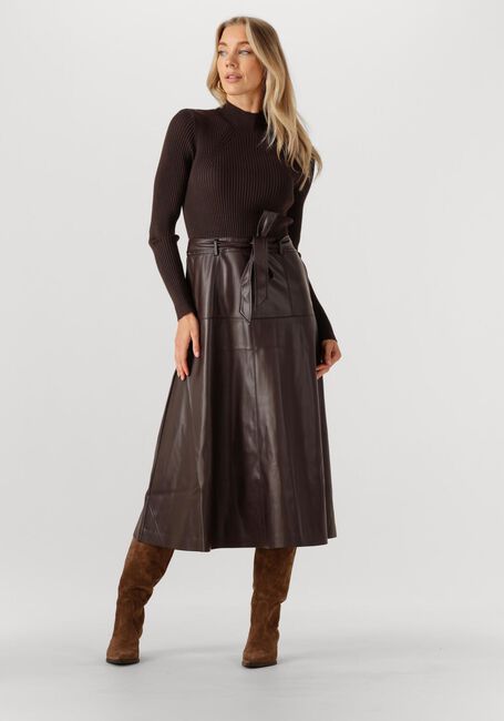 Bruine TWINSET MILANO Midi jurk 252TT3560 - large