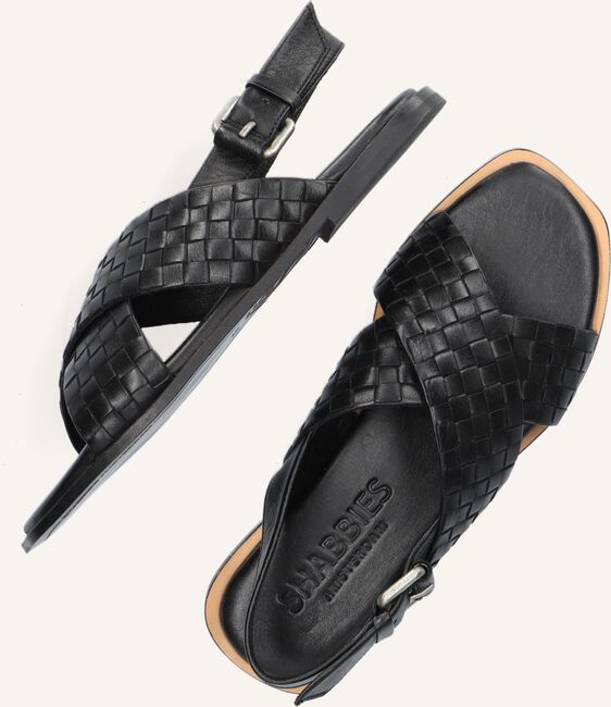 Zwarte SHABBIES Platte sandalen 170020170 Zwarte SHABBIES Platte sandalen 170020170 - large