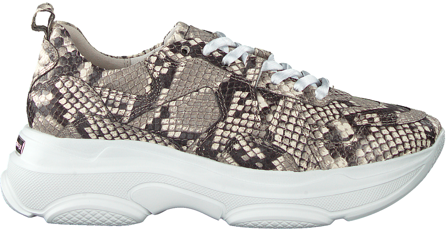 Trendy zwart suède sneaker met roze/rode kleuraccenten van Kennel \u0026amp;  Schmenger