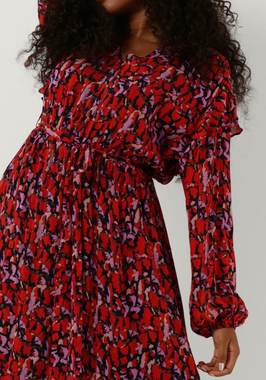 Rode CIRCLE OF TRUST Mini jurk EVIE DRESS - large