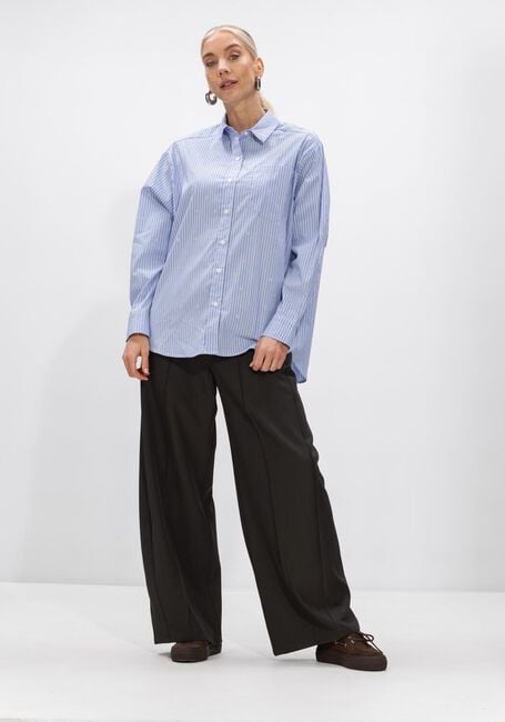 Donkerblauwe NEO NOIR Blouses DALMA DECORATION SHIRT - large