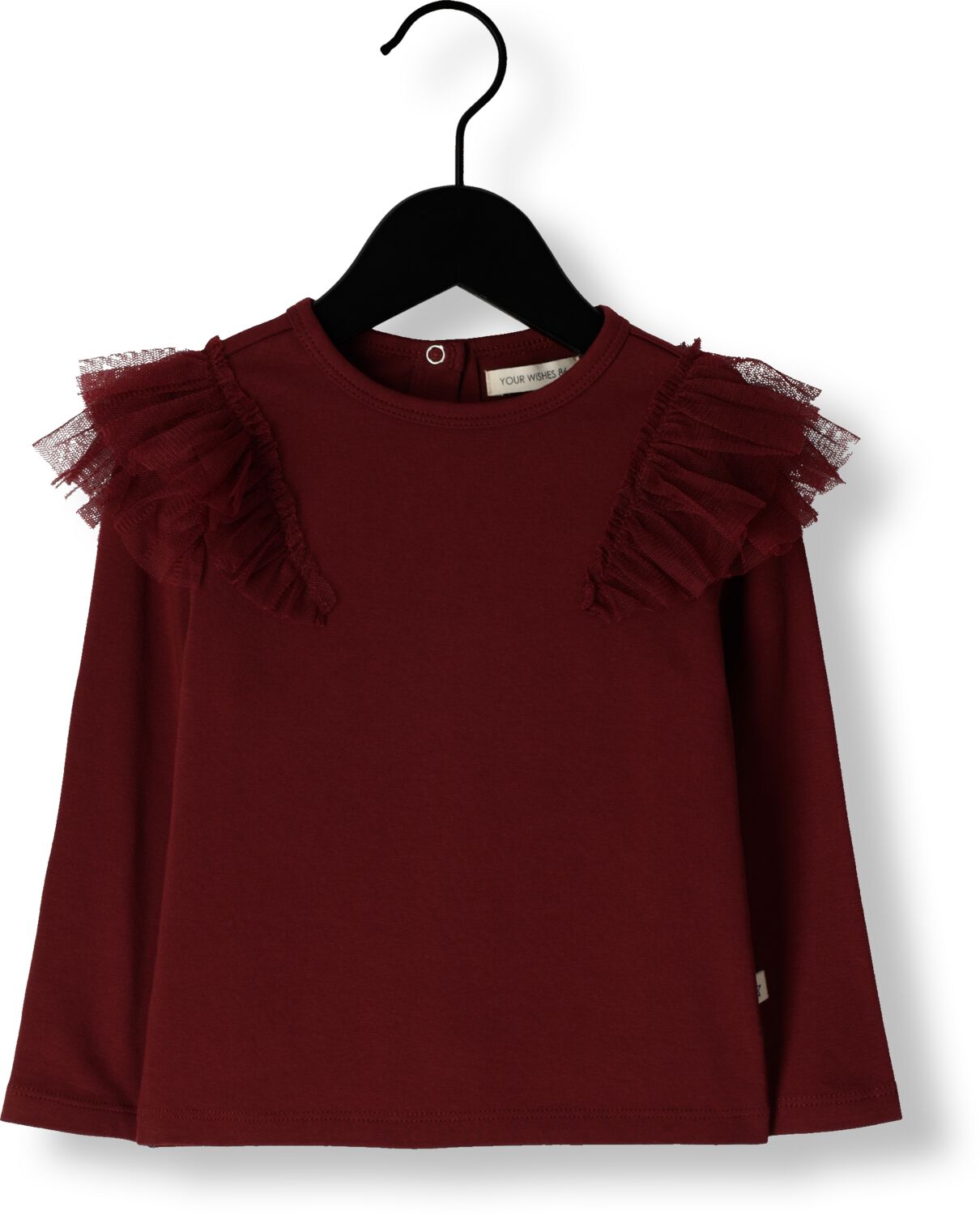 YOUR WISHES Meisjes Tops & T-shirts Tule Longsleeve Bordeaux