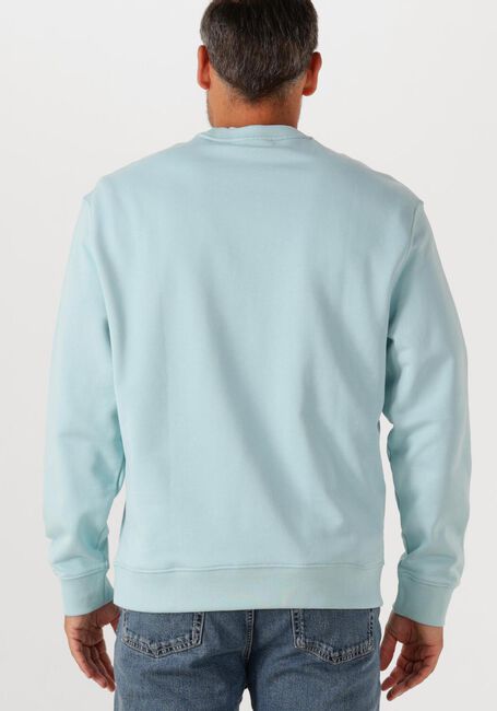 Lichtblauwe CALVIN KLEIN Sweater LS EU 350TERRY MONOGRAM CN SWEAT - large