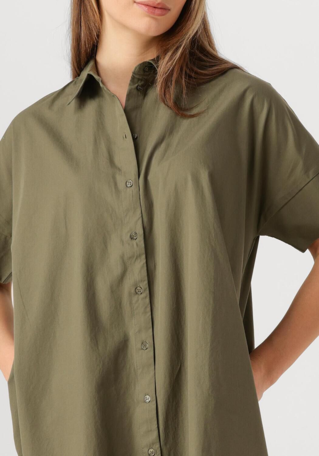 SELECTED FEMME Dames Jurken Slfblair 2 4 Short Shirt Dress Olijf