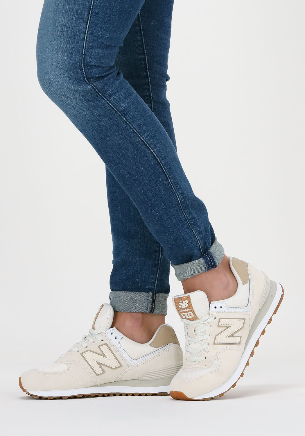 Beige NEW BALANCE Lage sneakers WL574 - large