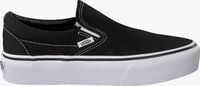 Zwarte VANS CLASSIC SLIP ON PLATFORM Lage sneakers - medium