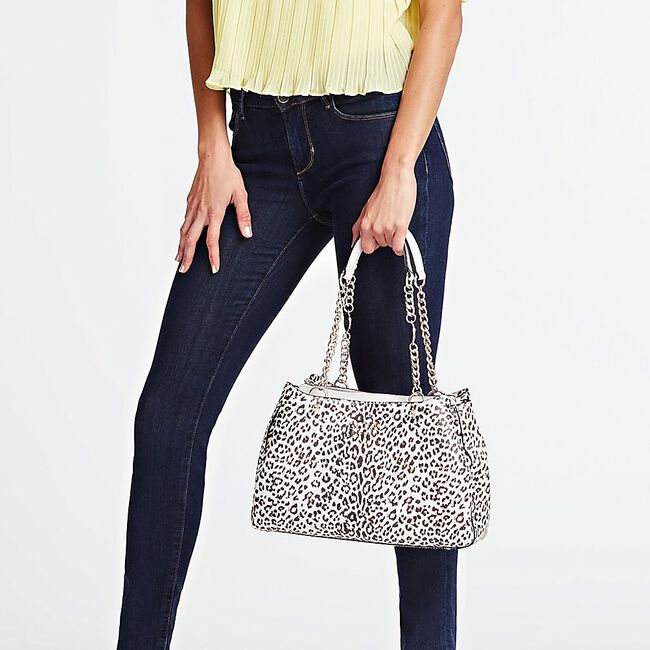 Beige GUESS Handtas LORENNA Beige GUESS Handtas LORENNA - large