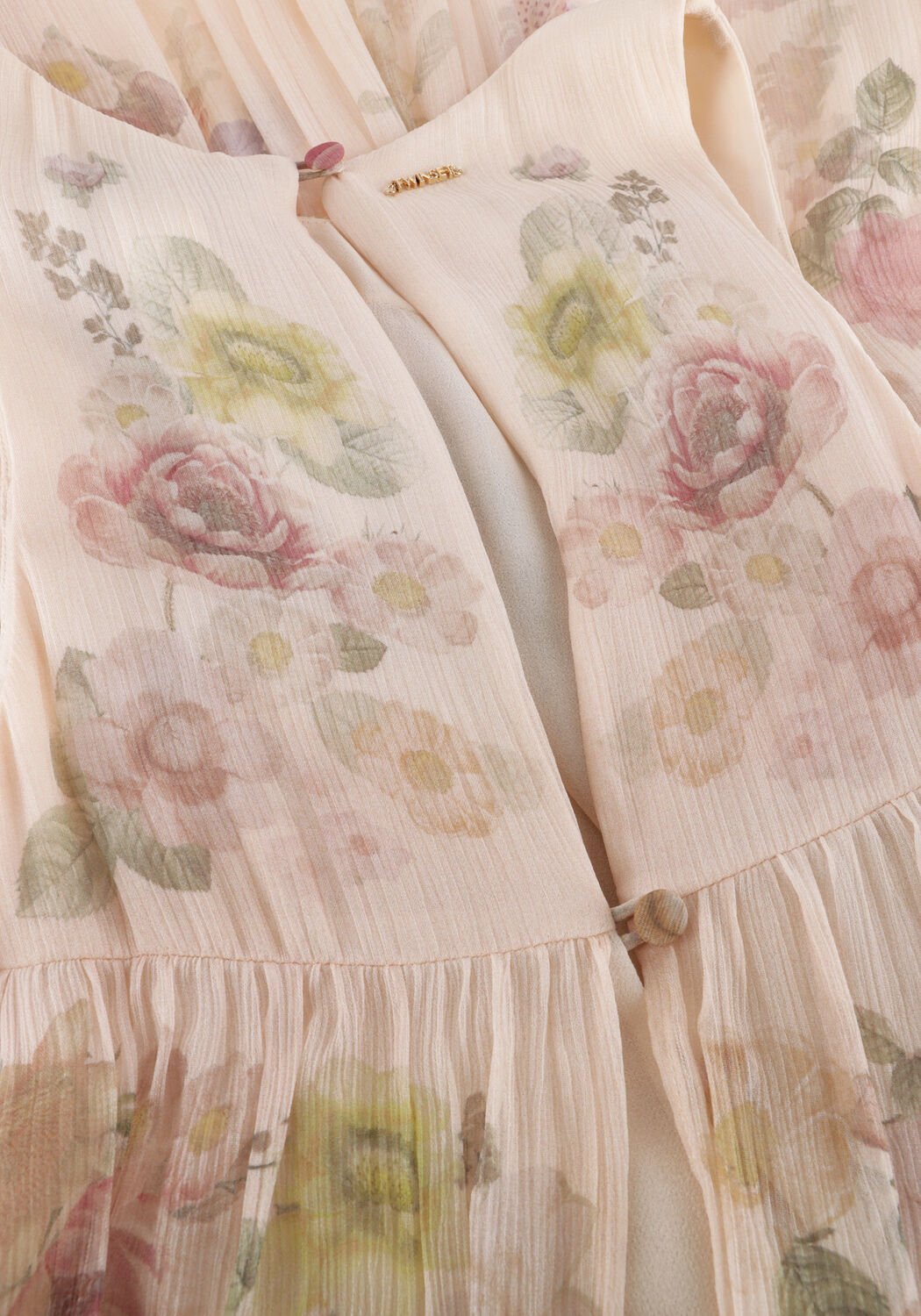 Lichtroze TWINSET MILANO Maxi jurk 261TT2560 - large