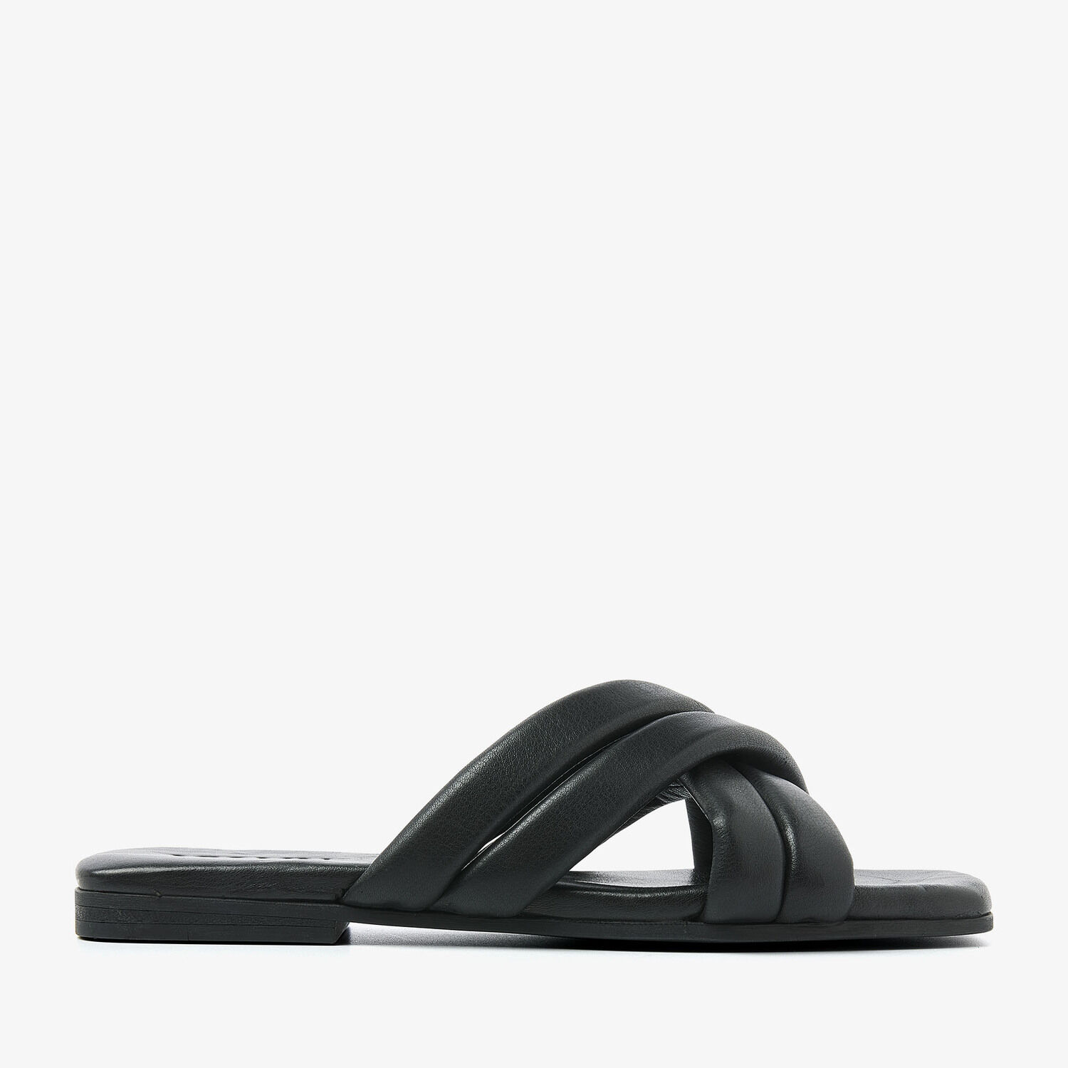 Zwarte VIA VAI Slippers KIKI LOT - medium