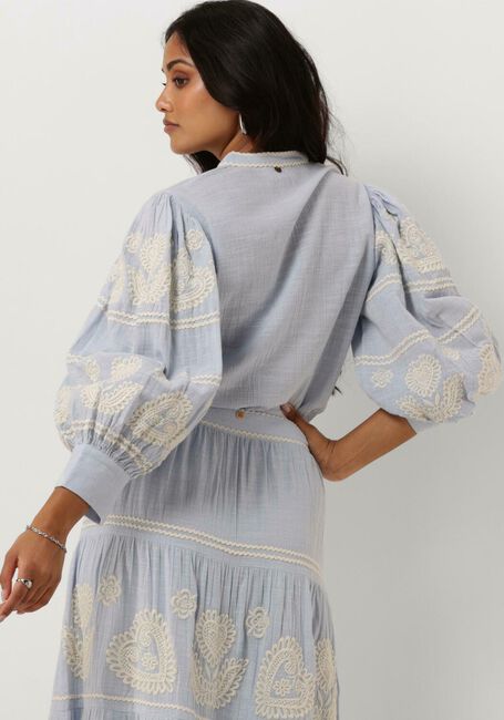 Lichtblauwe ANTIK BATIK Blouses RONY BLOUSE - large