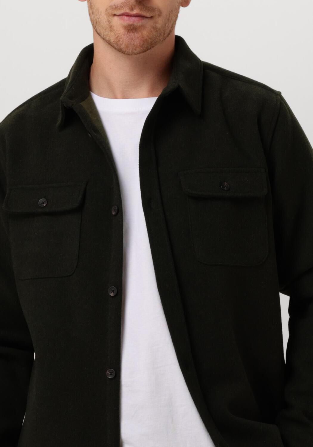 DSTREZZED Heren Overshirts Ulrik Overshirt Groen