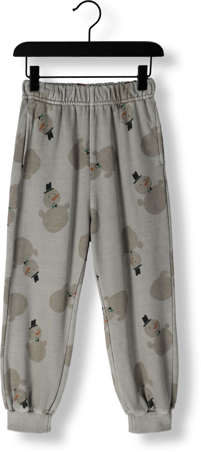 Jelly Mallow Jongens Broeken Snowman Pigment Lounge Pants Grijs-11Y