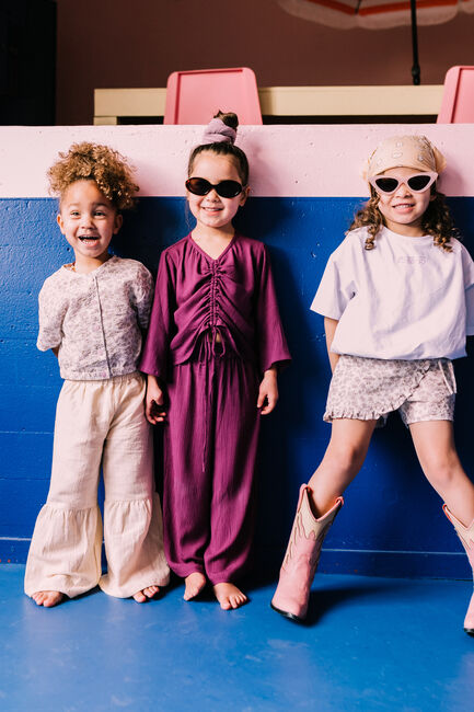 Paarse JACKY SUE Blouses ANNA BLOUSE - large