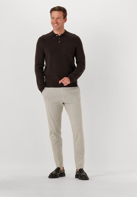 Bruine PROFUOMO Polo POLO LS SNOW - large