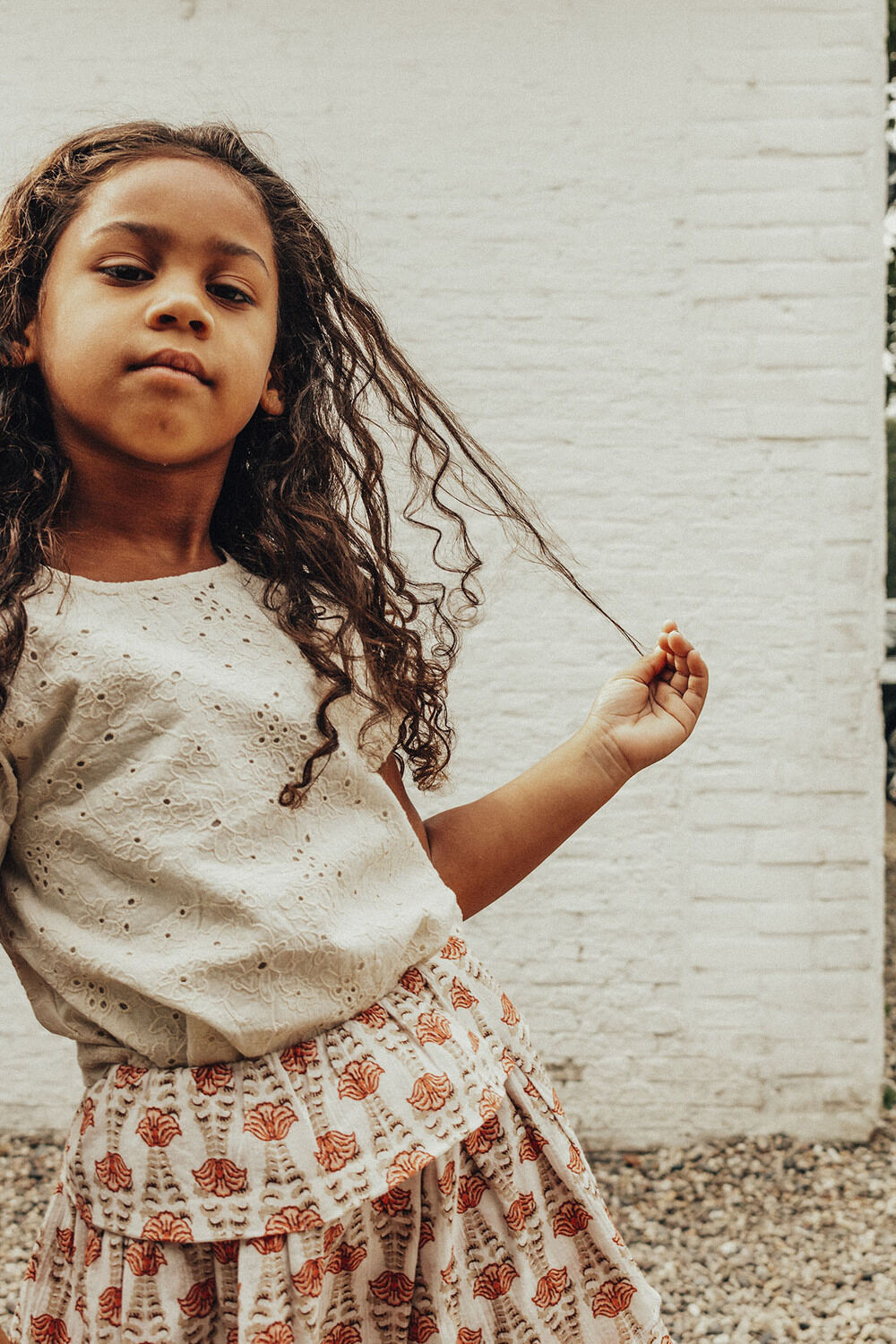 Gele BAJE STUDIO Top BEAU SHORTSLEEVE - large